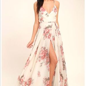 Lulus Floral Maxi Dress